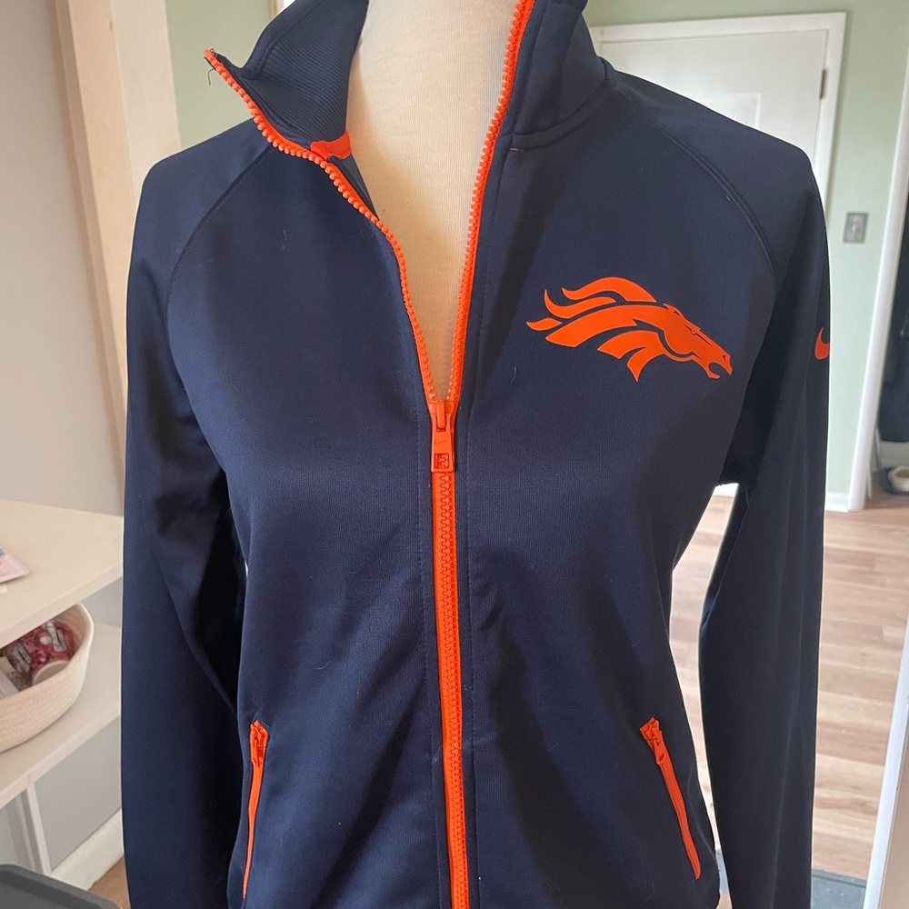 Rare Nike NFL Apparel Denver Broncos Women's Track Jacket